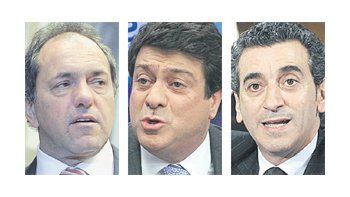 ámbito.com | Daniel Scioli, Gabriel Mariotto, Florencio Randazzo