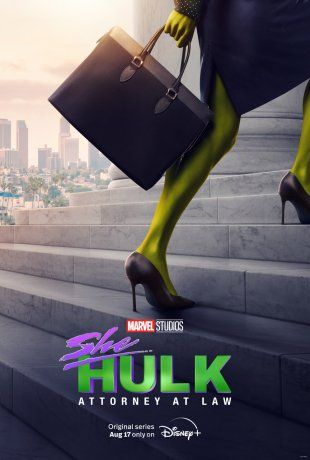 Poster oficial de She-Hulk, la serie de Marvel que llega el 17 de agosto a Disney+.