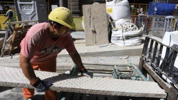 La construcción cayó 22,6% en 2020.