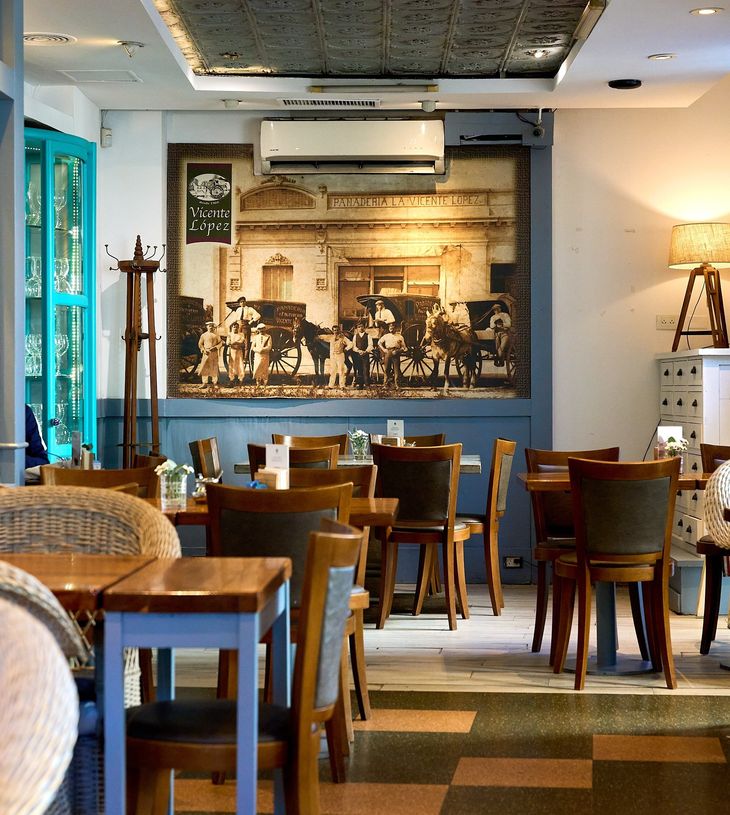 His artisanal kitchen retains traditional recipes with modern touches.