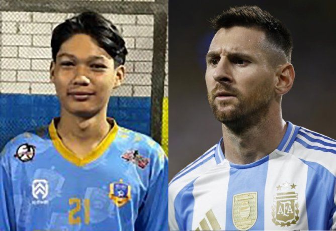 A young Indonesian footballer has the same name as the Argentine star. He was called up to his country's U-17 team that will compete in the Asian Cup and became a trending topic. A young Indonesian footballer has the same name as the Argentine star. He was called up to his country's U-17 team that will compete in the Asian Cup and became a trending topic.