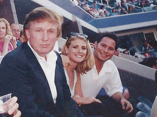 MEMORIA. La exmodelo Amy Dorris coincidió con Donald Trump en el Abierto de tenis de los Estados Unidos de 1997, ocasión en la que afirma haber sufrido una agresión sexual del entonces empresario.