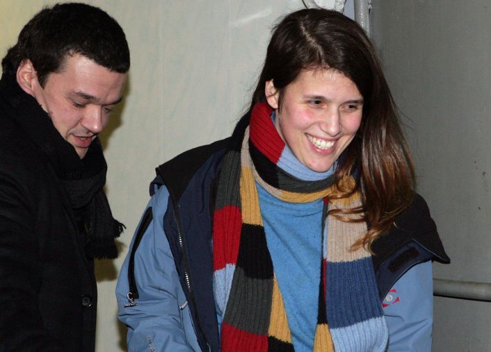 Las imágenes de los activistas al salir de la cárcel (foto 2)