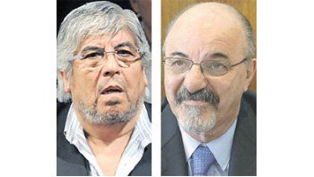 Hugo Moyano, Carlos Tomada