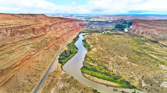 Este particular lugar ubicado en la Patagonia es ideal para hacer turismo.