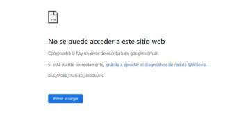 se cayo el buscador google argentina