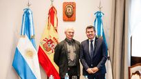 Marcelo Orrego recibió al cónsul de España en Cuyo.&nbsp;