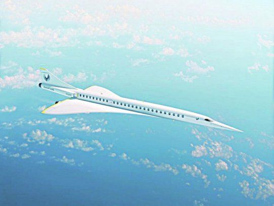 prototipo. Imagen del Overture, el avión supersónico que pretende ser el sucesor del Concorde y del Tupolev.