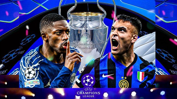 PSG e Inter definen al campeón de la Champions League.