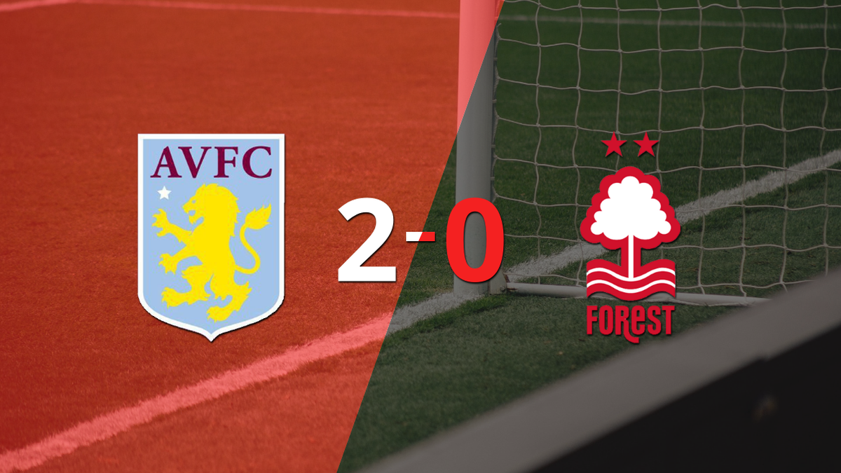 Aston Villa derrotó 20 en casa a Nottingham Forest Aston Villa derrotó 20 en casa a Nottingham Forest