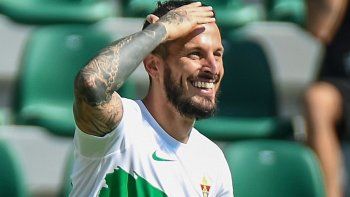 Darío Benedetto le dio el triunfo a Elche en LaLiga de España.