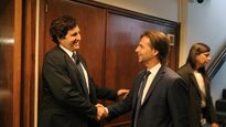 El presidente Luis Lacalle Pou despidió con sentidas palabras a Diego Labat.