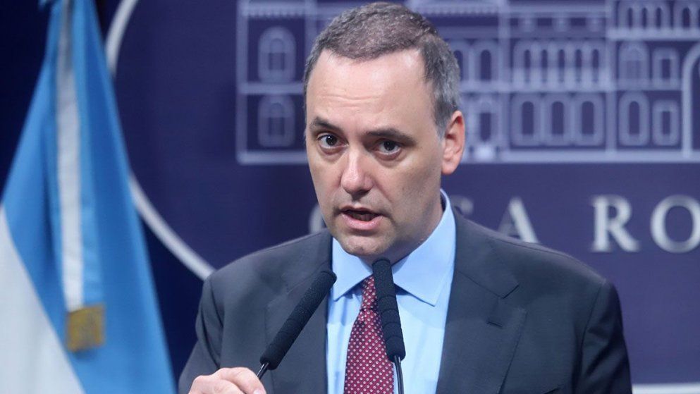 Adorni retomó las conferencias en Casa Rosada este miércoles.