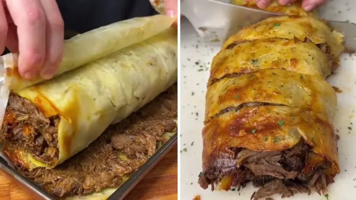 Potato and meat roll: how to prepare the viral TikTok recipe