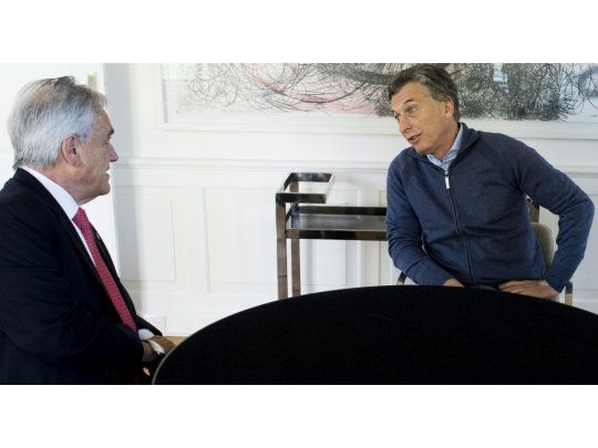 Macri se reunió con el chileno en la Quinta presidencial. El trasandino volverá a competir para volver al Palacio de La Moneda en las elecciones del 19 de noviembre próximo.