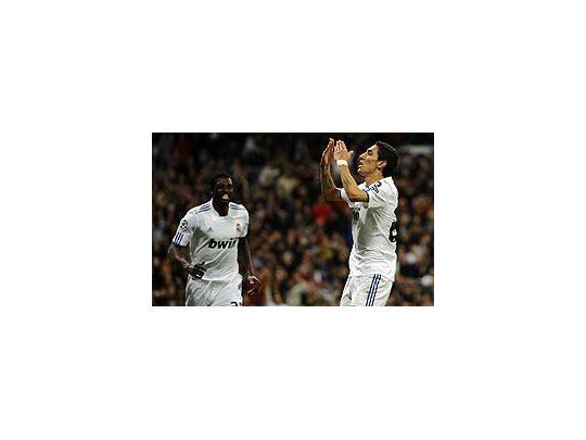 Ángel Di María celebra su gol.