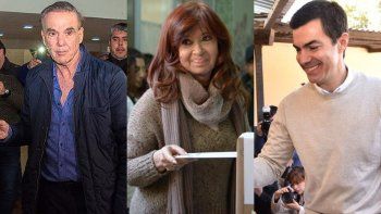 Miguel Angel Pichetto, Cristina Fernández de Kirchner y Juan Manuel Urtubey.&nbsp;