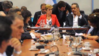 Gabriela Burgos y Daniel Scioli.&nbsp;