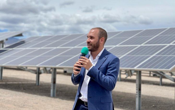 El ministro de Economía, Martín Guzmán, inauguró obras de infraestructura en Catamarca.