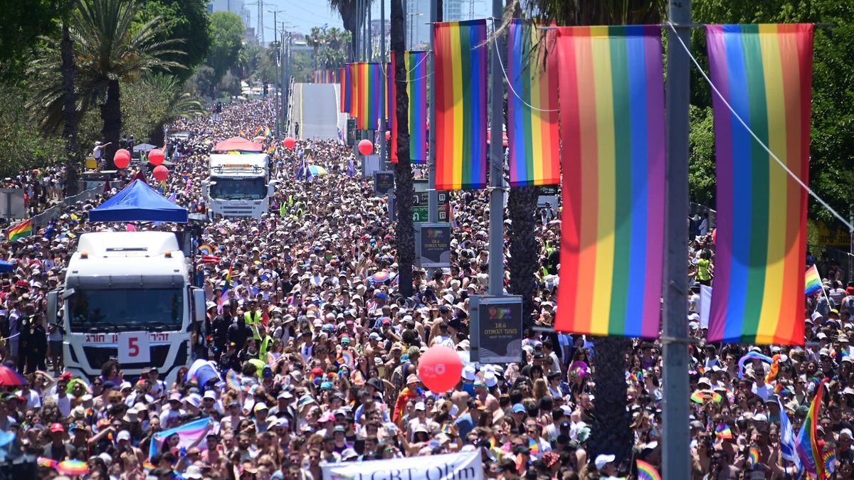 Tel Aviv celebró la mayor marcha del Orgullo LGTB de Medio Oriente