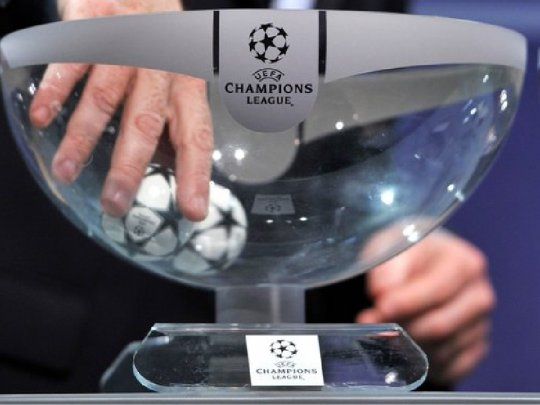 Sorteo de la Champions League.