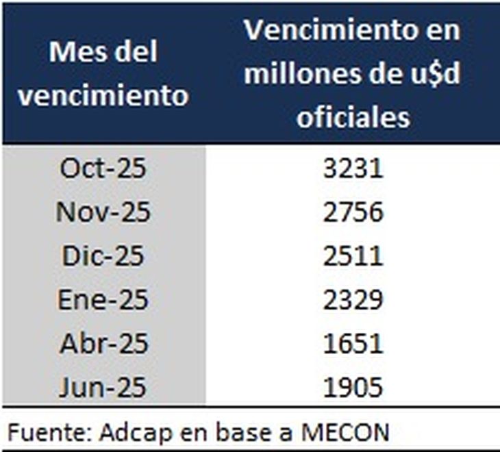 Cálculo Adcap, en base a datos del Ministerio de Economía. Aclaración: estos montos pueden contener licitaciones previas. Cálculo Adcap, en base a datos del Ministerio de Economía. Aclaración: estos montos pueden contener licitaciones previas.