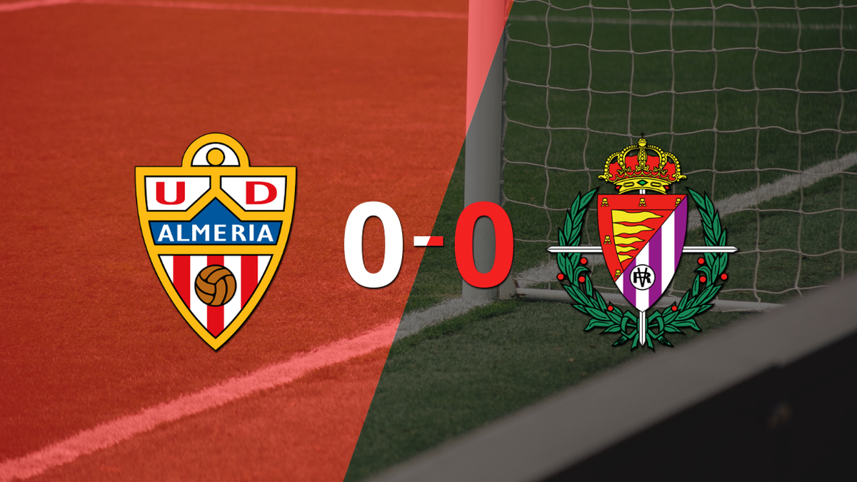 Without goals, Almería and Valladolid equalized the match