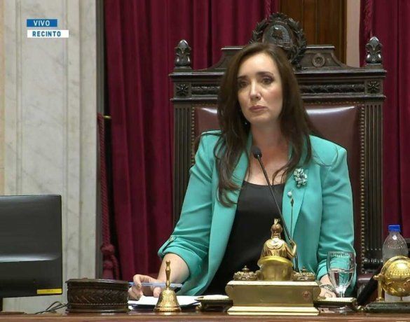 Victoria Villarruel presidió la sesión de jura. Victoria Villarruel presidió la sesión de jura.
