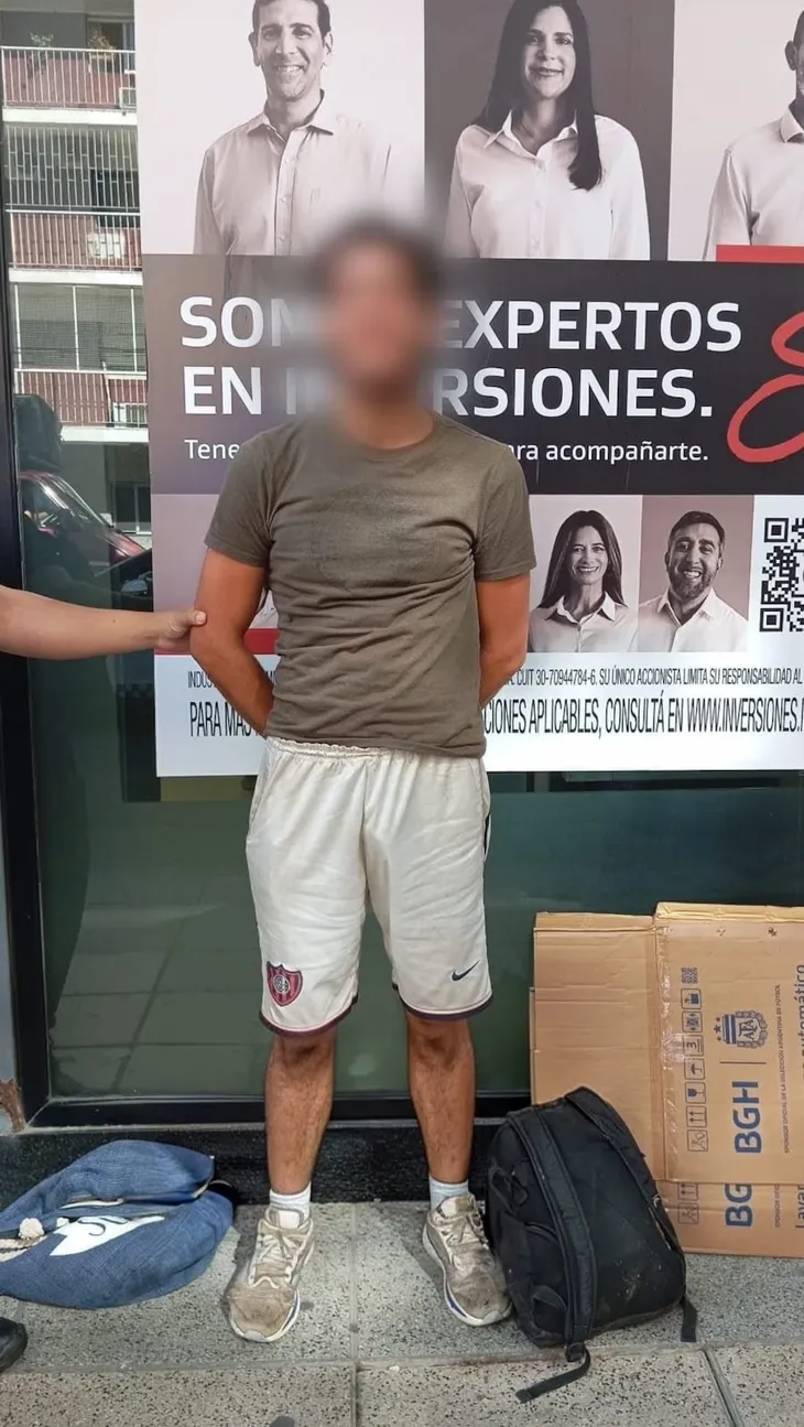 El detenido fue identificado a partir del análisis de imágenes y tecnología biométrica. El detenido fue identificado a partir del análisis de imágenes y tecnología biométrica.