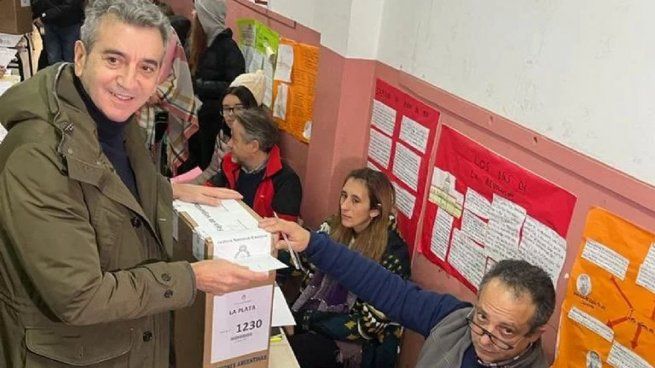 Florencio Randazzo votó en buenos Aires.