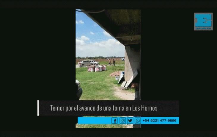 Así comenzaba lo que parecía ser un corte para la quema del pasto. Más tarde notarían que era una toma de terrenos.
