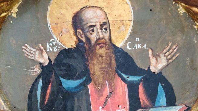 San Sabas&nbsp; fue reconocido cpmo jefe de todos los monjes de Tierra Santa.