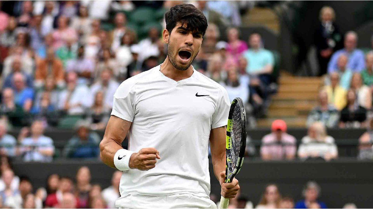 Carlos Alcaraz comes back from behind against Medvedev and reaches the Wimbledon final