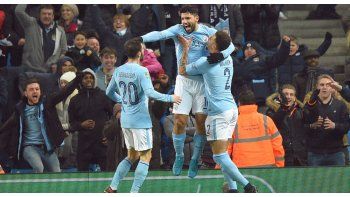 Sergio Agüero le dio la victoria a Manchester City en la semifinal de la Copa de Inglaterra.