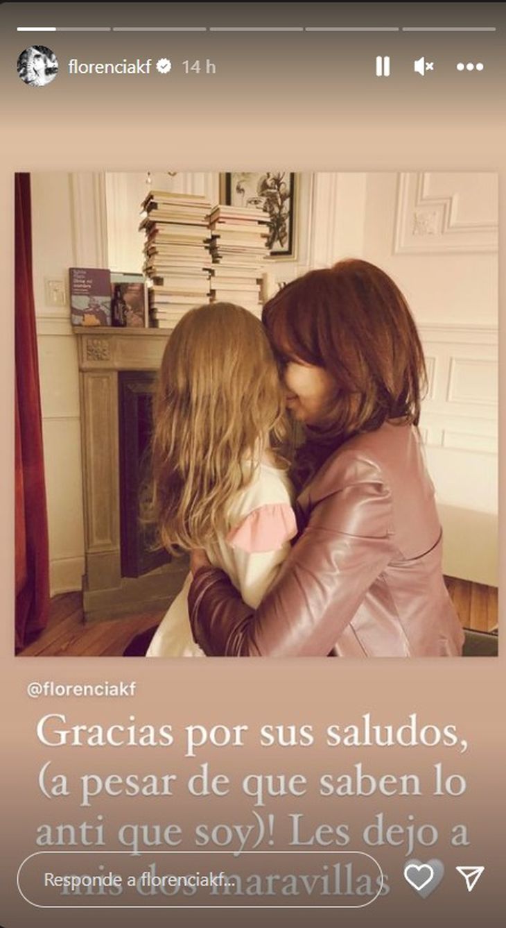 El emotivo posteo de Florencia Kirchner en el Día de la Madre. El emotivo posteo de Florencia Kirchner en el Día de la Madre.