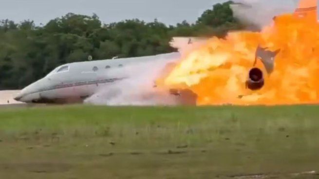 Así impactó el avión privado en Dominicana&nbsp;