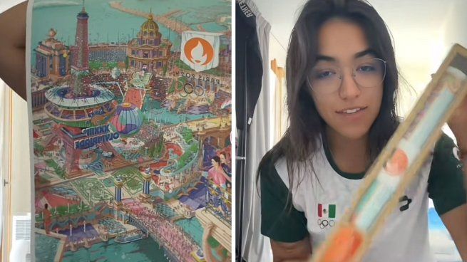 Ana Paula Vázquez, medallista de bronce en tiro con arco, reveló en sus redes qué hay dentro de la caja. 