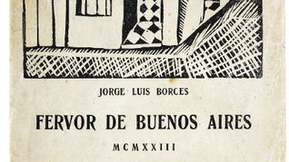 portada. El dibujo de Norah en la primera edición de “Fervor de Buenos Aires”.