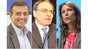 Mario Quintana, Gustavo Lopetegui e Isela Costantini