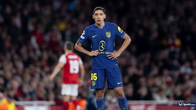 Nahuel Molina sufrió un desgarro en el Atlético de Madrid y encendió las alarmas en la Selección Argentina a un mes del Mundial 2026.