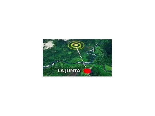 Zona donde se estrelló la avioneta