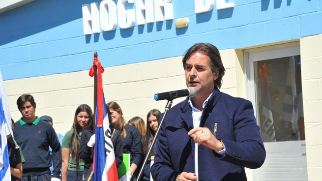 El presidente Luis Lacalle Pou se refirió al récord en masa salarial durante un acto en Santa Clara de Olimar.