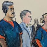 Ilustración judicial del tribunal federal de Manhattan que muestra a Nicolás Maduro junto a Cilia Flores durante una audiencia, acompañados por sus representantes legales, este lunes en Nueva York. Ilustración judicial del tribunal federal de Manhattan que muestra a Nicolás Maduro junto a Cilia Flores durante una audiencia, acompañados por sus representantes legales, este lunes en Nueva York.