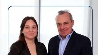 Estefanía Pozzo, Editora en jefe del Buenos Aires Herald, y Sergio Spadone, presidente de la Cámara Argentino-China. Estefanía Pozzo, Editora en jefe del Buenos Aires Herald, y Sergio Spadone, presidente de la Cámara Argentino-China.