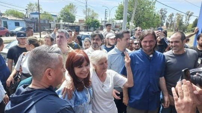 Cristina kirchner recorrió La Matanza.&nbsp;