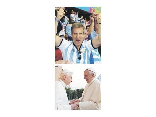 El Mundial pudo con su pareja. Redrado no llevó a “Luli” a Brasil y anunció la ruptura por comunicado. Benedicto XVI y Francisco : ¿quién logrará el favor de sus rezos para el domingo?