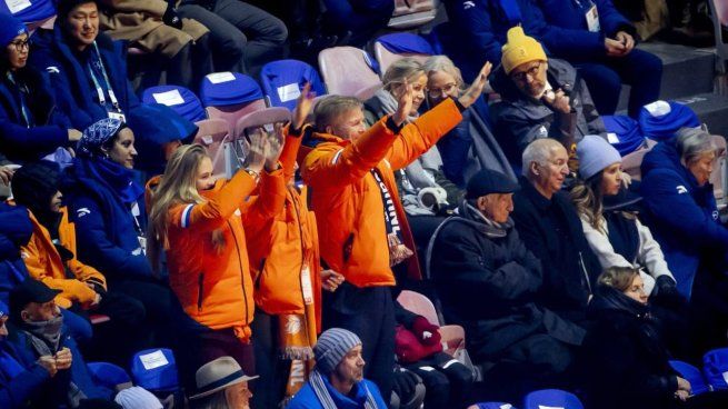Los monarcas y la heredera de Países Bajos asistieron a los JJOO de Invierno para apoyar a los atletas de su país.