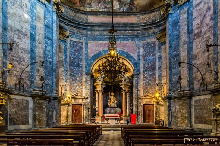 Capilla de San Narciso en la basílica de San Félix de Girona. Capilla de San Narciso en la basílica de San Félix de Girona.