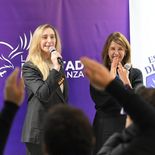 Karina Milei encabezó la presentación de la Escuela de Dirigentes de LLA junto a Pilar Ramírez. Karina Milei encabezó la presentación de la Escuela de Dirigentes de LLA junto a Pilar Ramírez.