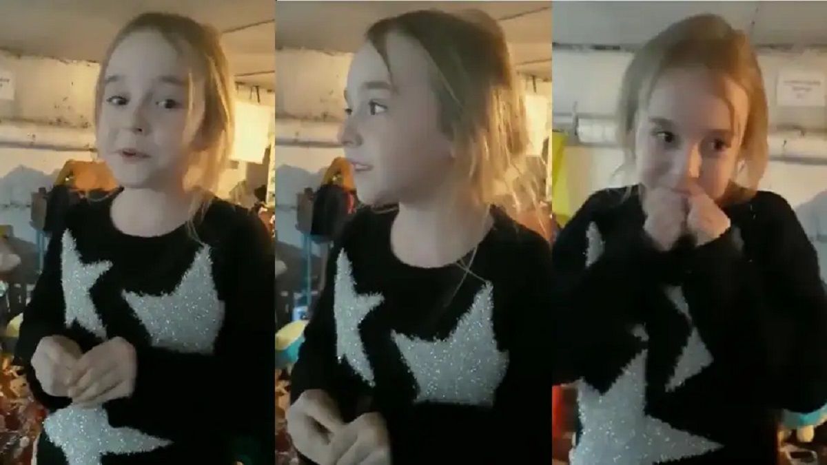Emotion for a Ukrainian girl who sings Free I’m from Frozen from a bomb shelter